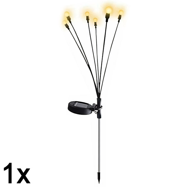 1x Solárna svetelná reťaz so 6 LED žiarovkami | SOMPEX