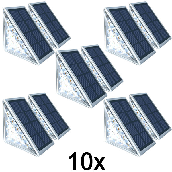 5x Vodotesná solárna lampa (2 ks) | LUMOSTEP